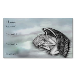 En sovande Angel-Affärskort Magnetiska Visitkort