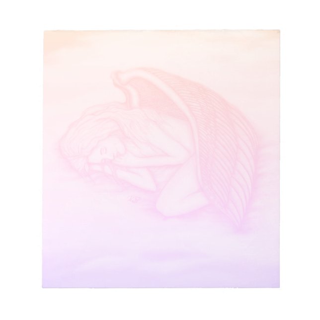 En sovande ängel anteckningsblock (Framsida)