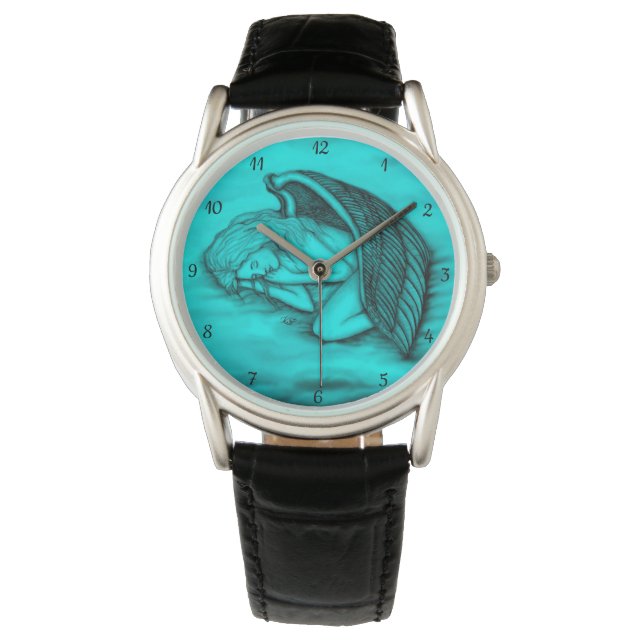 En sovande ängel armbandsur (Framsida)