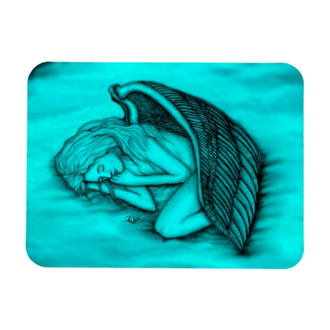 En sovande ängel magnet (Horisontell)