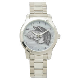 En sovande ängel på himmelmolnen armbandsur