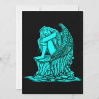 En sovande ängel på stenen