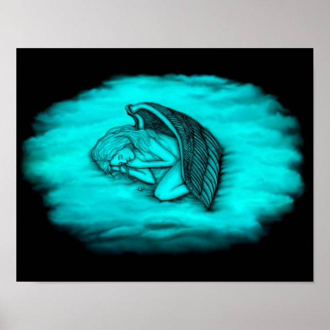 En sovande ängel poster (Framsidan)