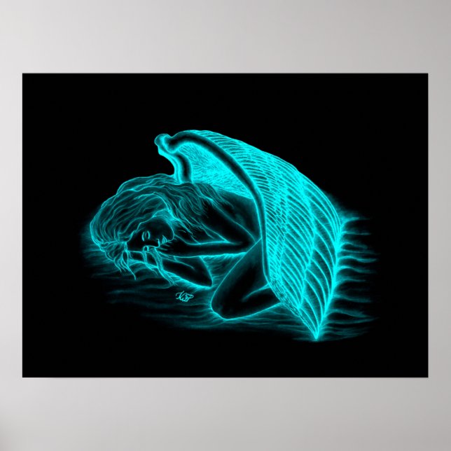 En sovande ängel poster (Framsidan)