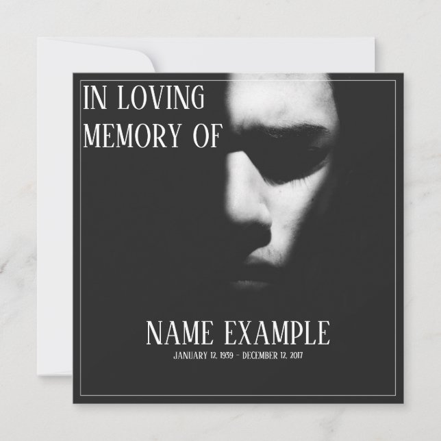 En sovande ansikte i halvskugga (Framsida)