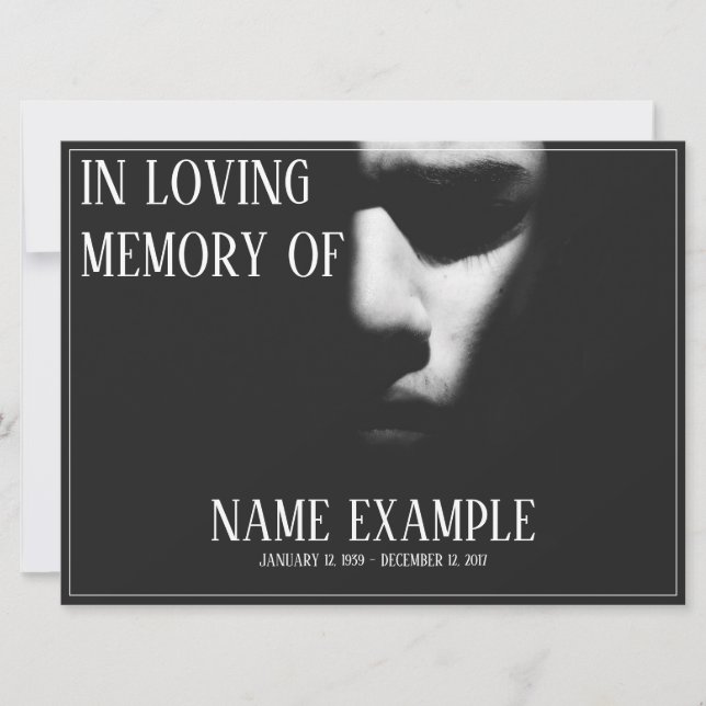 En sovande ansikte i halvskugga (Framsida)