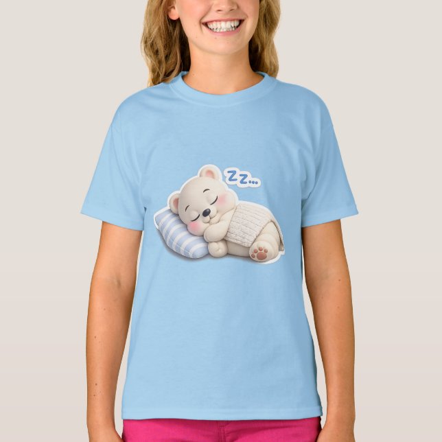 En sovande björn t shirt (Framsida)