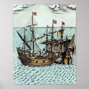 En spansk Frakt Poster