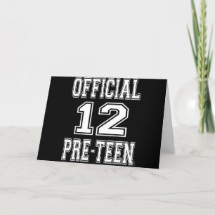En **SPECIAL Flicka PÅ **12-ÅRS** FÖDELSEDAGKORT Kort