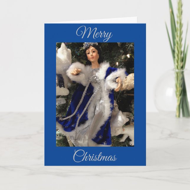 EN SPECIELL ANGEL FÖR EN "SPECIELL ANGEL" HELGKORT (Framsida)