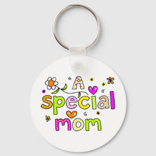En speciell mamma nyckelring