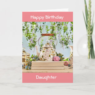 EN SPECIELL TEA-POST FÖR EN SPECIELL DAUGHTER KORT