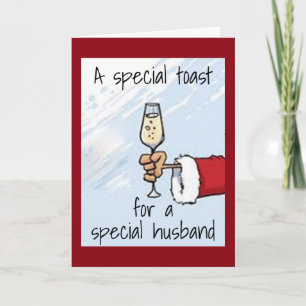 EN "SPECIELLARE TOST" FÖR"DITT MAKE" I CHRISTMAS HELGKORT