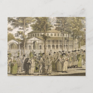 En spektakel i Ranelagh Gardens med Rotunda Vykort