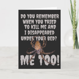 En Spiders Revenge Halloween Kort
