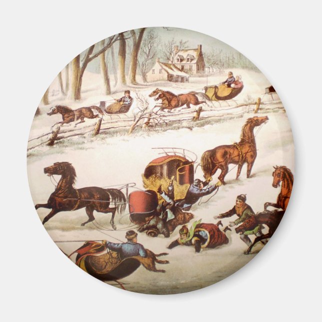 En spill ut på Snö-magnet Magnet (Framsidan)