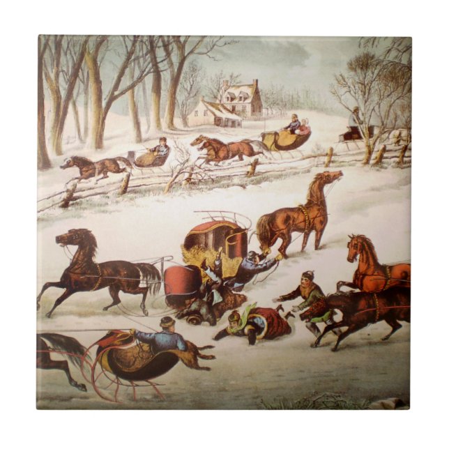 En spill ut på Snö-plattan Kakelplatta (Framsidan)