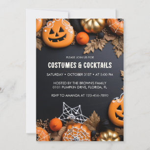 En spöklik Halloween-inbjudan fe Inbjudningar