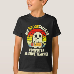 En spöktaktisk datavetenskapslärare Halloween T Shirt