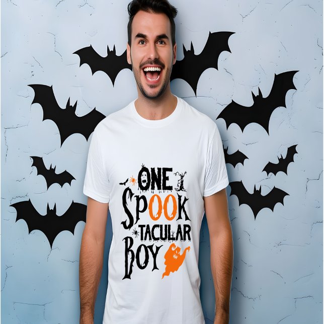 En Spook Tacular Boy retro Halloween vibes T Shirt (Skapare uppladdad)