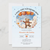 En Spook-Teddy-ular Birthday Bash Boys