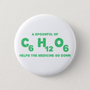 En Spoonful av C6H12O6 hjälper medicinen för att Knapp