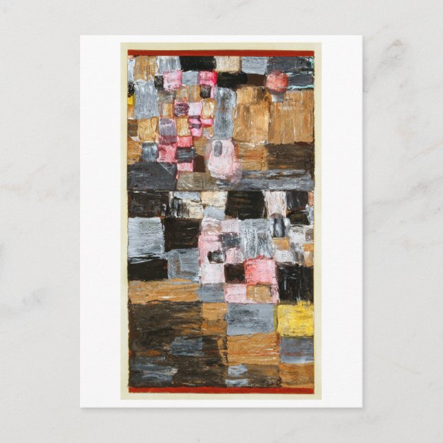 En stads historia | Paul Klee | Vykort (Framsida)