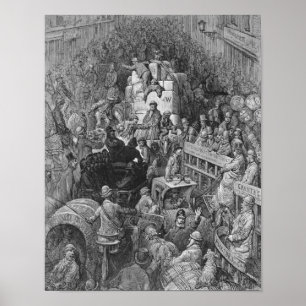 En stadsThoroughfare Poster