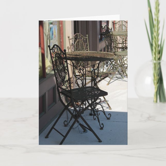 En Ställe att sitta vid Kort (Framsida)