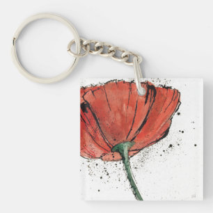 En stängd blomma på en vitbakgrund