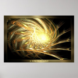 En stänk av guld poster