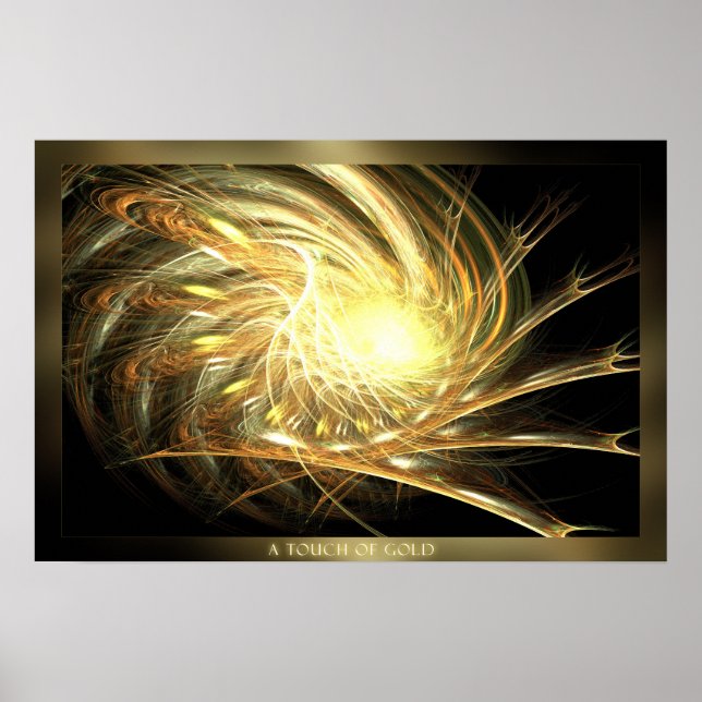 En stänk av guld poster (Framsidan)