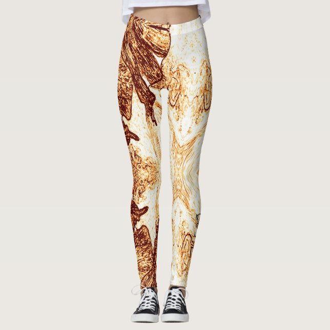 En stänk av orange leggings (Framsida)
