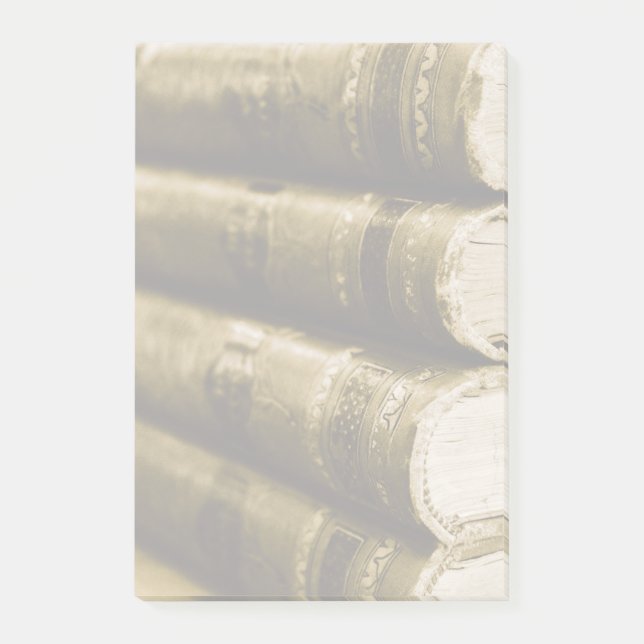 En stapel av gamla Bokar Post-it Block (Framsida)