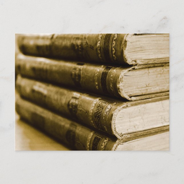 En stapel av gamla Bokar Vykort (Framsida)