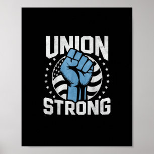 En stark union för Professionell arbetstagare - ar Poster