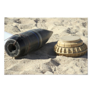 En statisk visning av en konverterad snäcka för ar fototryck