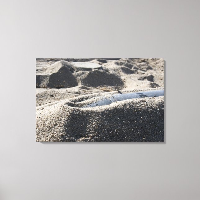 En statisk visning av en snäcka för artilleri canvastryck (Framsida)