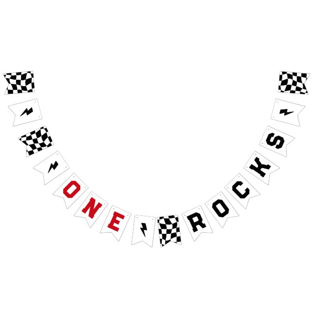 En Sten första födelsedagsrock n roll Vimplar (Alla)