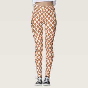 En stensfärgad svart vit geometrisk Mönster-design Leggings