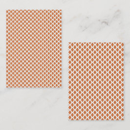 En stensfärgad svart vit geometrisk Mönster-design Visitkort