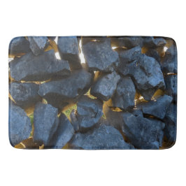 En stenvägg byggt i Kroatiens stil Badrumsmatta