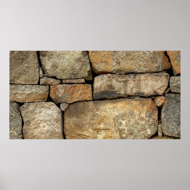 En stenvägg gjord av bakgrundsmaterial av stensten poster (Framsidan)
