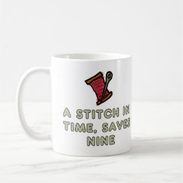 En Stich I Tid Kaffemugg