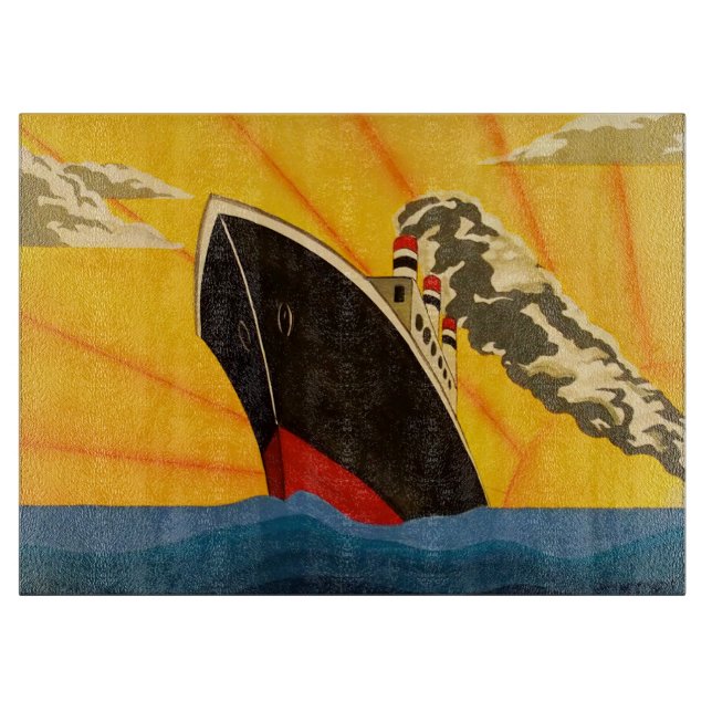 En stilfull skärbräda för art (Framsidan)