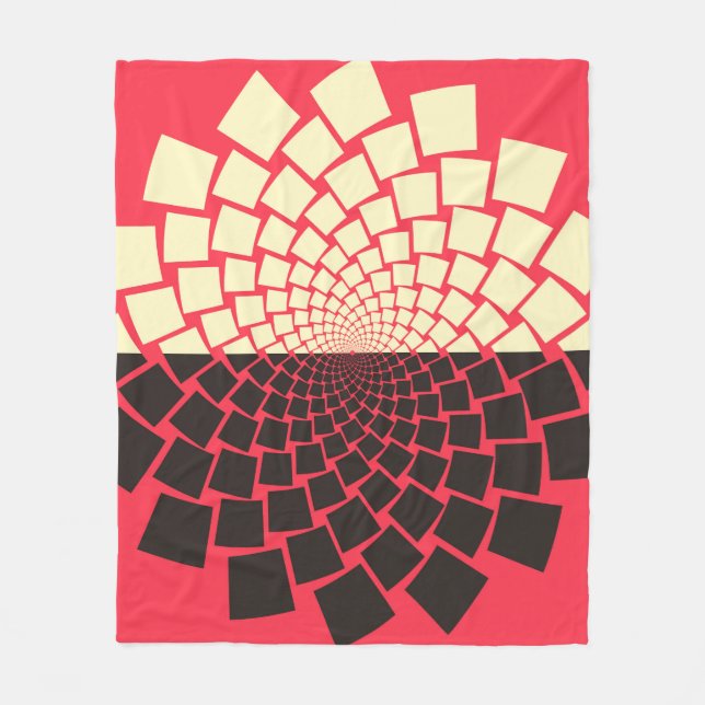 En stiliserad blomma som kommer från vatten eller  fleecefilt (Framsidan)