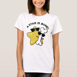 En stjärna är benfin filmtitel Pun T Shirt