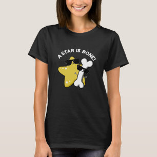 En stjärna är en benfin filmtitel Pun-Mörk BG T Shirt