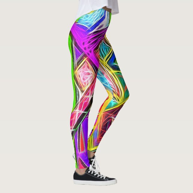 En stjärna är född med lighteningben leggings (Höger)