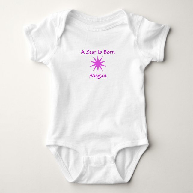 En stjärna är född, Megan Infant Creeper Tee (Framsida)